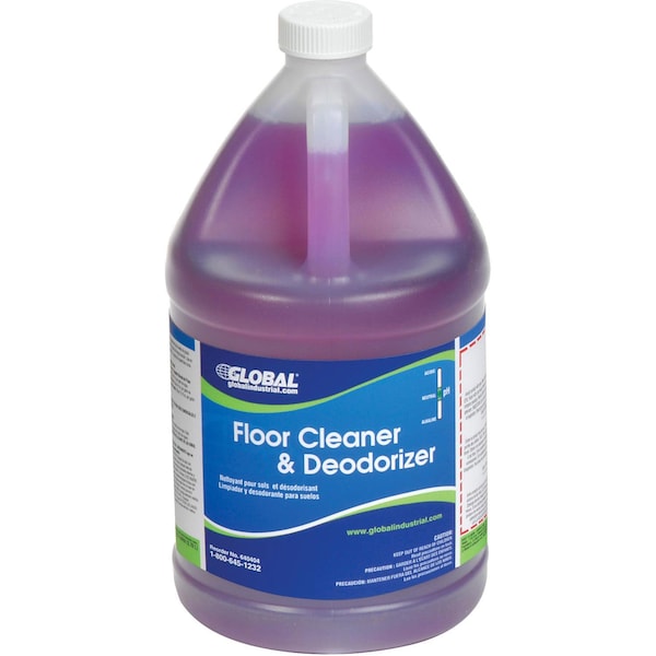 Floor Cleaner & Deodorizer, 1-Gallon Bottles, 2PK